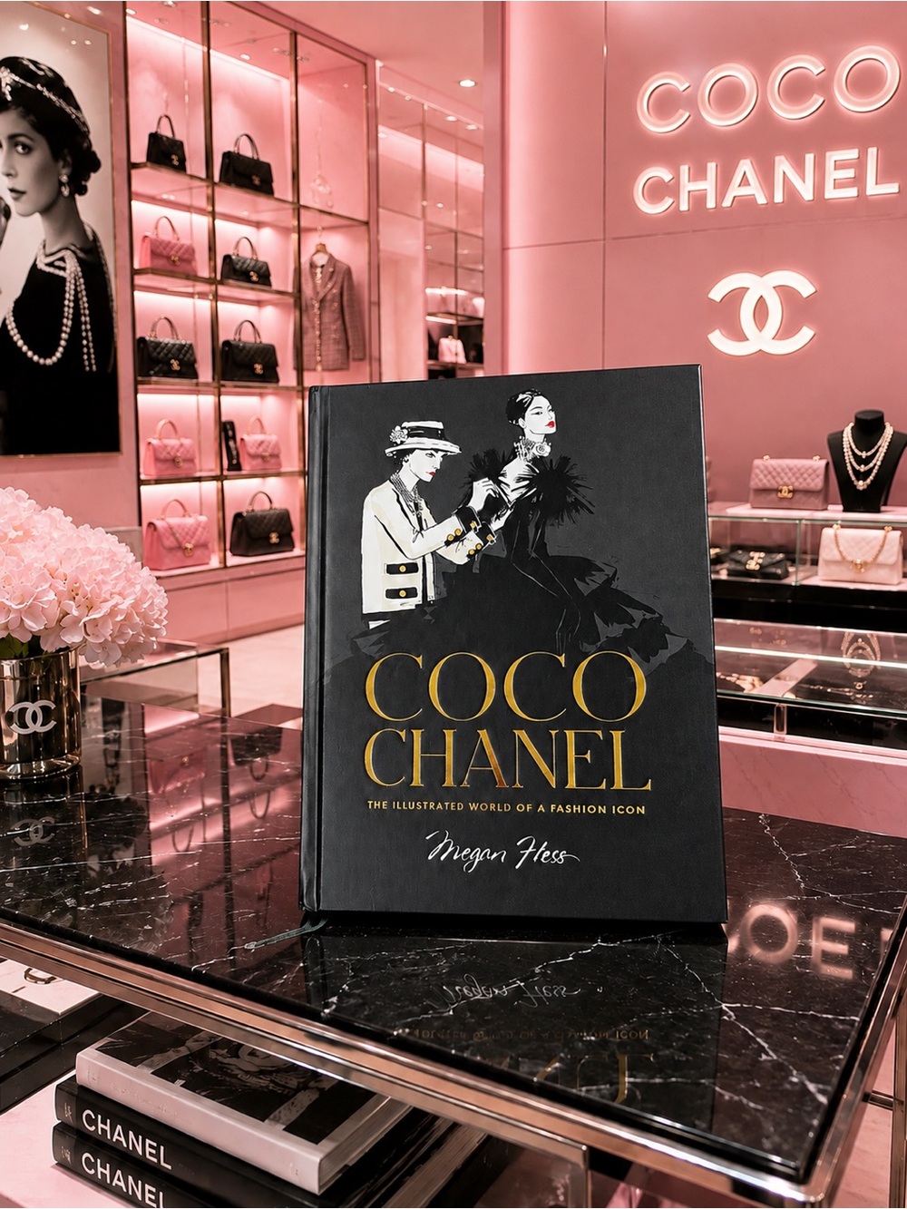 Chanel COCO Book - Black and Gold Fashion Coffee Table Book